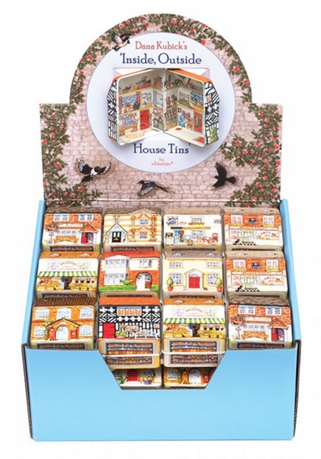 Dana Kubick - Inside & Outside Shops & Cottages -Display Box of 36 